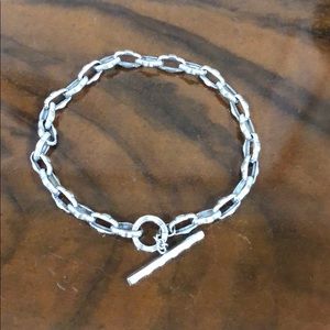 Roberto Coin 18K white gold chain link bracelet